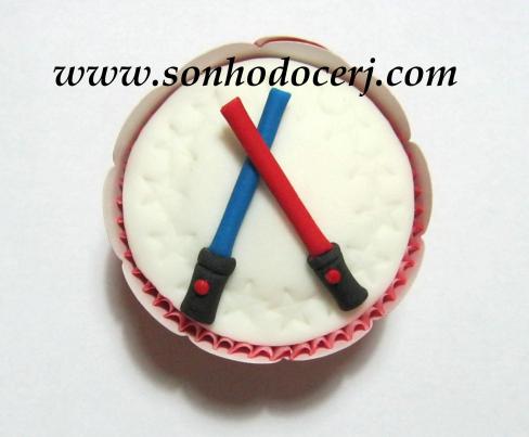 Cupcake Star Wars - Sabres de Luz! (C)