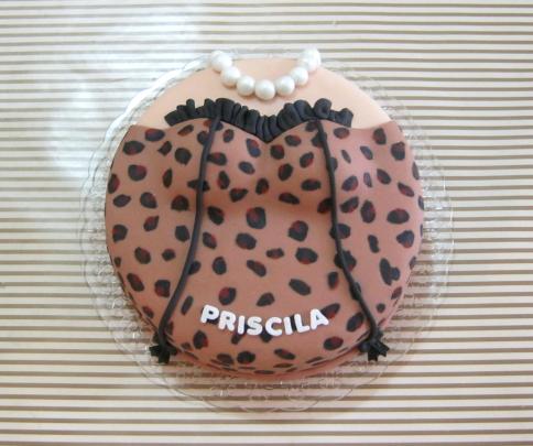 Bolo Vestido de Oncinha! (Cód: B104)