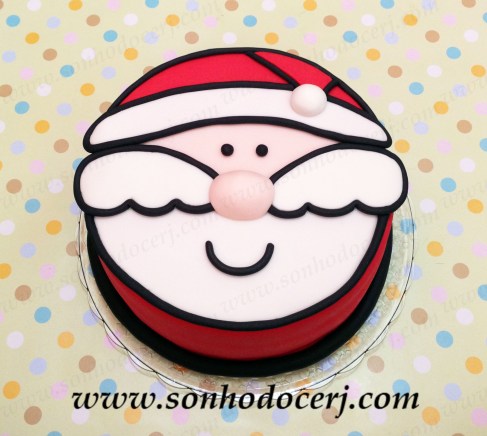Bolo Natal - Papai noel! (Cód.: B256)