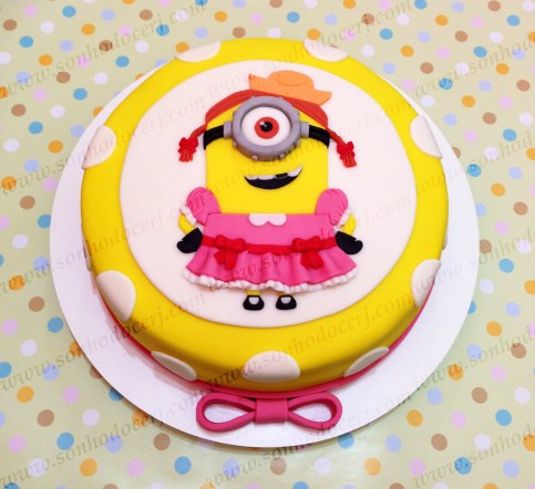 Bolo Minion Festa Junina! (Cód.: B245)