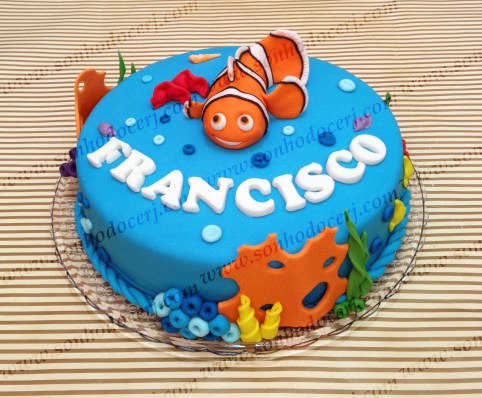 Bolo Procurando Nemo! (Cód.: B239)