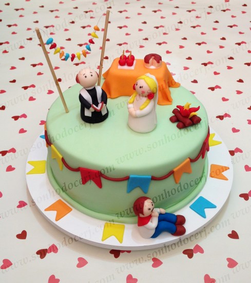 Bolo Festa Junina! (Cód.: B248)