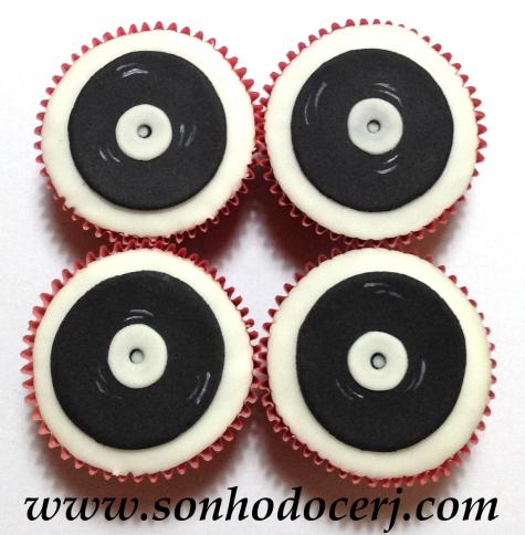 Cupcake Disco de Vinil! (C)