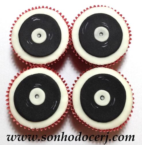 Cupcake Disco de Vinil! (C)
